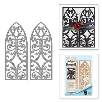 Ніж для вирубки від Spellbinders - Stacey Caron - Renaissance Jubilee - Venetian Gatefold