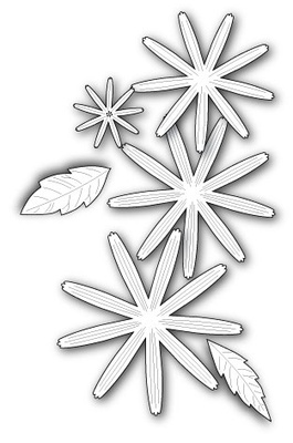 Ніж для вирубки — Dies— Lovely Aster, 6 шт.