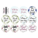 Набір наліпок (стікерів) для журналінгу 1 - 007, ТМ Фабрика Декору