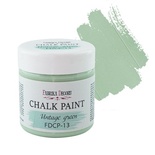 Крейдова фарба Chalk Paint Вінтажна зелень 50ml, ТМ Фабрика Декору