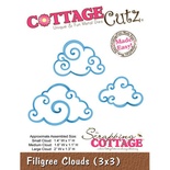 Ніж для вирубки CottageCutz - Filigree Clouds (3x3)