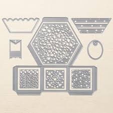 Набір ножів для вирубки від Stampin'Up - Window Box Thinlits, 9шт.