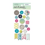 Набір ґудзиків My Mind's Eye - Loved, 21 шт