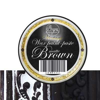 Фарба з ефектом патини - Brown matte, 30 ml