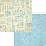 Аркуш скрап-паперу Graphic 45 - Gilded Lily - Versailles, двосторонній, 30x30 см.