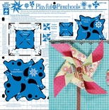 Трафарет HOTP - Playful Pinwheels Temp.