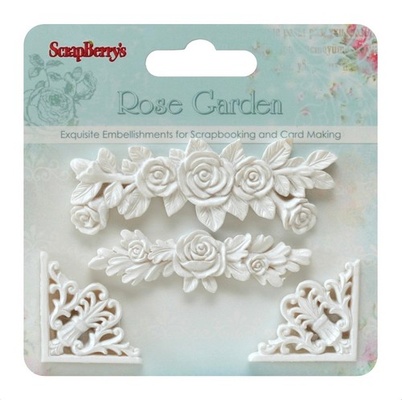 Гіпсові прикраси від ScrapBerryʼs - Троянди