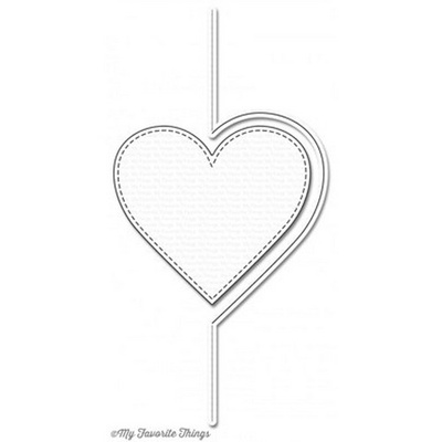 Ніж для вирубки My Favorite Things - Die-namics Flop Card - Heart
