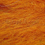 Сизаль натуральный, цвет оранжевый, 40 г