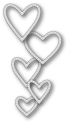 Ніж від Memory Box - Classic Stitched Heart Rings