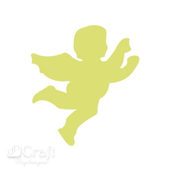 Дірокол фігурний 7,5см АНГЕЛ, TM dpCraft (Dalprint)