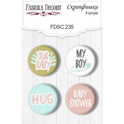 Набір фішок ТМ Фабрика Декору з 4 шт. №235, Scandi Baby Boy