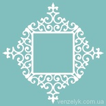 Чипборд від Вензелик - Рамка 68, розмір: 105x105 мм