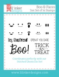 Штампи від Lil'Inker Designs - Boo & Faces Stamps