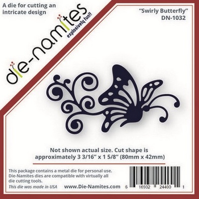 Ножі для вирубки Die - Namites - Swirly Butterfly