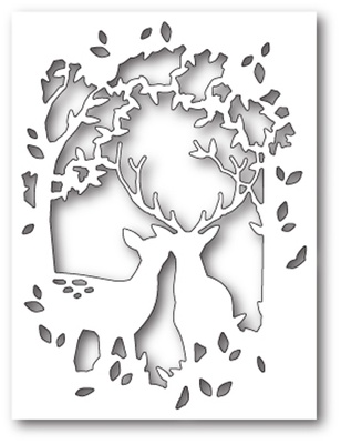 Ножі від Memory Box - Enchanted Deer Collage craft die