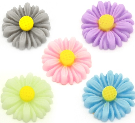 Кабашон "Астра", колір салатовий, розмір 13х5 мм, 1 шт.