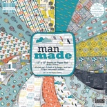 Набор бумаги от First Edition - Man Made, 30х30 см, 48 листов
