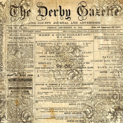 Набор бумаги от Евгения Курдибановская ТМ - "Время", 15х15 см, 10 листов, акварельная