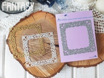 Ніж для вирубки Fantasy апгрейд для фоторамки 10*10см «Ажур 1121» розмір 10*10 см