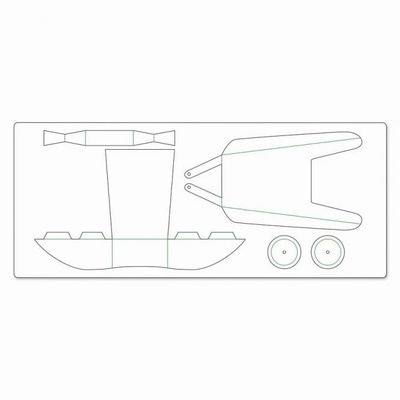 Ножі від Sizzix - Bigz XL Die - Wheelbarrow, 3-D - Тачка, 3-D