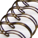 Спіраль для біндера Zutter - Bind - It - All - колір антична бронза, 25 мм, 6 штук