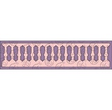 Чипборд. Бордюр "Забор" №2 15,2 см, cb-58