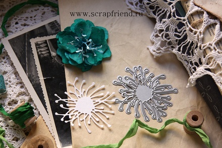 Нож для вырубки от Scrapfriend - Тычинки Огненный цветок, 5х6см