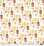 Лист бумаги для скрапбукинга от Polkadot - "Алгебра" из коллекции "Снова в школу"