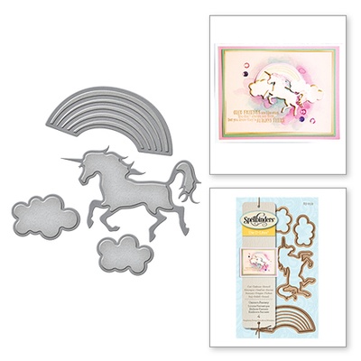 Ножи от Spellbinders - D-Lites Die - Unicorn Fantasy - Единорог