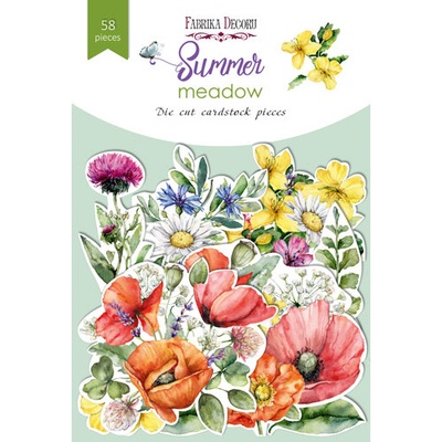 Набір висічок Summer meadow, 58 шт., ТМ Фабрика Декору
