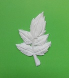 Гнучкі пластикові фігурки - Листя, 7х5см