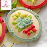 Украшение Webster's Pages - Bouquet, с голубой рамочкой, 1 штука