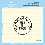 Штампы от Cherrylana - Почтовый штамп, 2,5х2,5 см