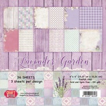Набор односторонней скрапбумаги от Craft&You Design - LAVENDER GARDEN, 15,2x 15,2 см., 36 шт