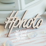 Дерев’яні фішки ScrapBox — Напис #photo Wfi-007
