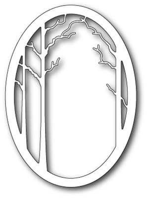 Ножі від Memory Box - Forest Oval Frame craft die
