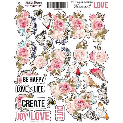 Набор наклеек Sensual Love, ТМ Фабрика Декора