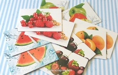 Набір карток на щільному картоні від Євгенія Курдібаровська ТМ - "Фрукти", 10 шт.