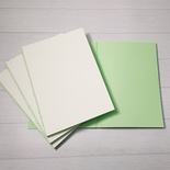 Блок для блокнота А5. Колір: салатовий, 80 аркушів, 90 г/м²