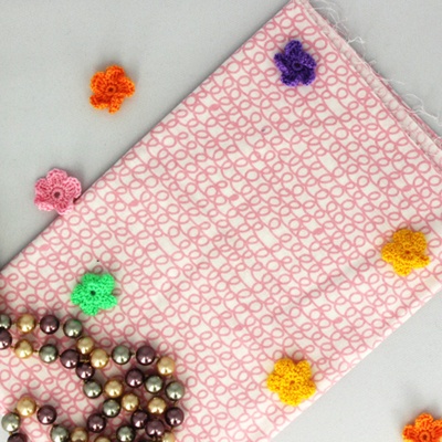 Пісок фоновий, Каракули рожеві, 45х55см