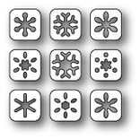 Ножі від Poppystamps - Snowflake Tabs craft die