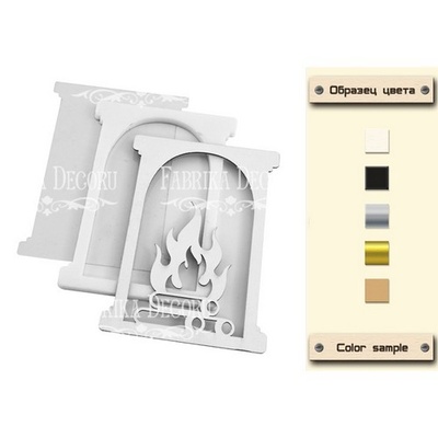 Заготовка для шейкера Камін 8,5х12см, колір крафт, ТМ Фабрика Декору