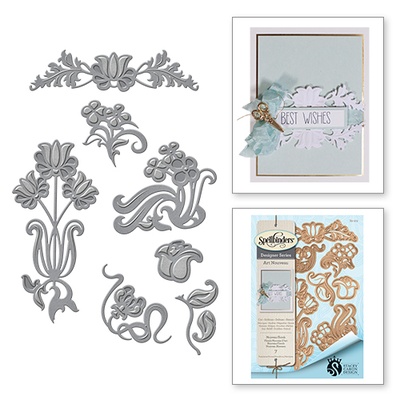 Ніж для вирубки від Spellbinders - Nouveau Florals