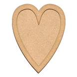 Артборд серце 23х30 см, ТМ Фабрика Декору