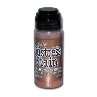 Краска-металлик Ranger - Tim Holtz - Distress Stains - Metallic - Antique Bronze