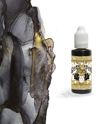 NEW Алкогольные чернила с золотистым перламутром  от Scrapego - Шик, 30 мл