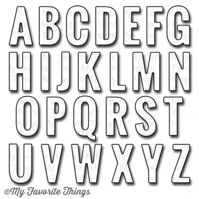 Левие My Favorite Things - Die-namics LLD Little Letters (MFT-0393)