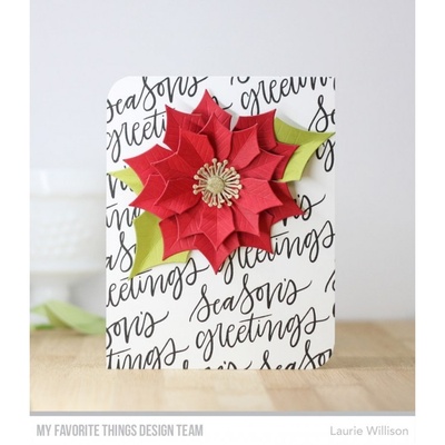 Акриловый штамп My Favorite Things - Hand-Lettered Holiday Greetings