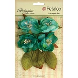 Набір об’ємних квітів Petaloo - Botanica Blooms x4 - Teal